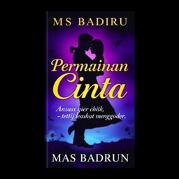 A romance book cover for "Permainan Cinta: Ketika Hasrat Menggoda" by Mas Badrun