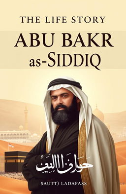 Cover design for the book titled "The Life Story of Abu Bakr as-Siddiq: The Fourth Caliph"