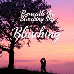 A romantic scene at dusk with a soft pastel-colored sky featuring shades of pink and orange