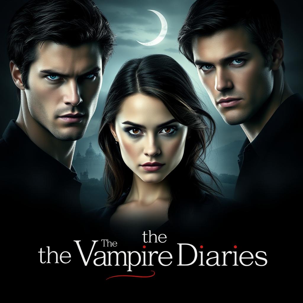 An evocative fan-crafted thumbnail for the TV series 'The Vampire Diaries'