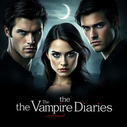 An evocative fan-crafted thumbnail for the TV series 'The Vampire Diaries'