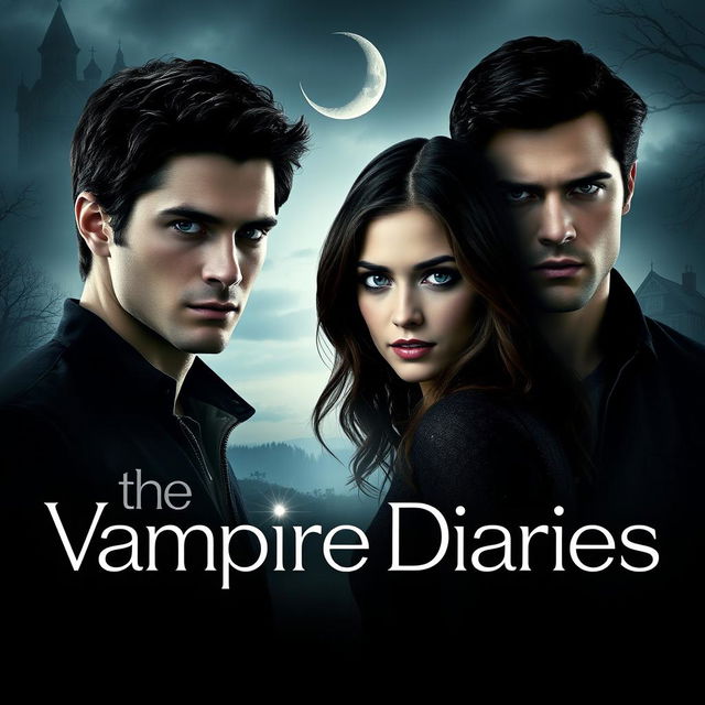 An evocative fan-crafted thumbnail for the TV series 'The Vampire Diaries'