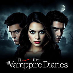 An evocative fan-crafted thumbnail for the TV series 'The Vampire Diaries'