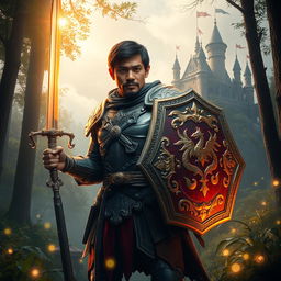 Manny Pacquiao transformed into a legendary warrior in a fantasy realm