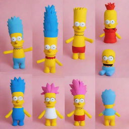 Craft unique piñatas, cute drawings, foam crafts (fofuchas), and painted artworks inspired by The Simpsons characters