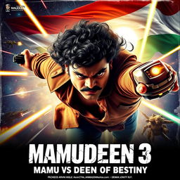 Action movie poster for "Mamudeen 3: Mamu vs Deen of Destiny"