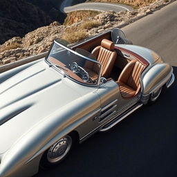 A stunning Mercedes resto-mod, combining classic elegance and modern touches