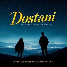 A dramatic movie poster for a film named 'Dostani'