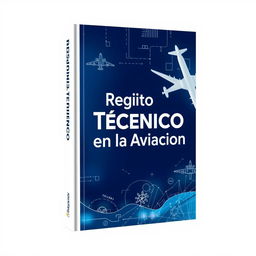 An artistic and professional book cover titled "Registro Técnico en la Aviación"