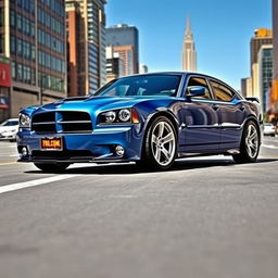 A 2007 Dodge Charger modified into a hatchback, showcasing a sleek and sporty design