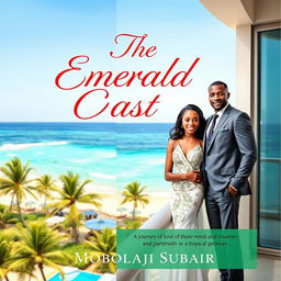 Book cover design for 'The Emerald Coast' by Mobolaji Subair