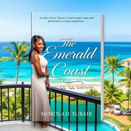 Book cover design for 'The Emerald Coast' by Mobolaji Subair