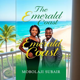 Book cover design for 'The Emerald Coast' by Mobolaji Subair