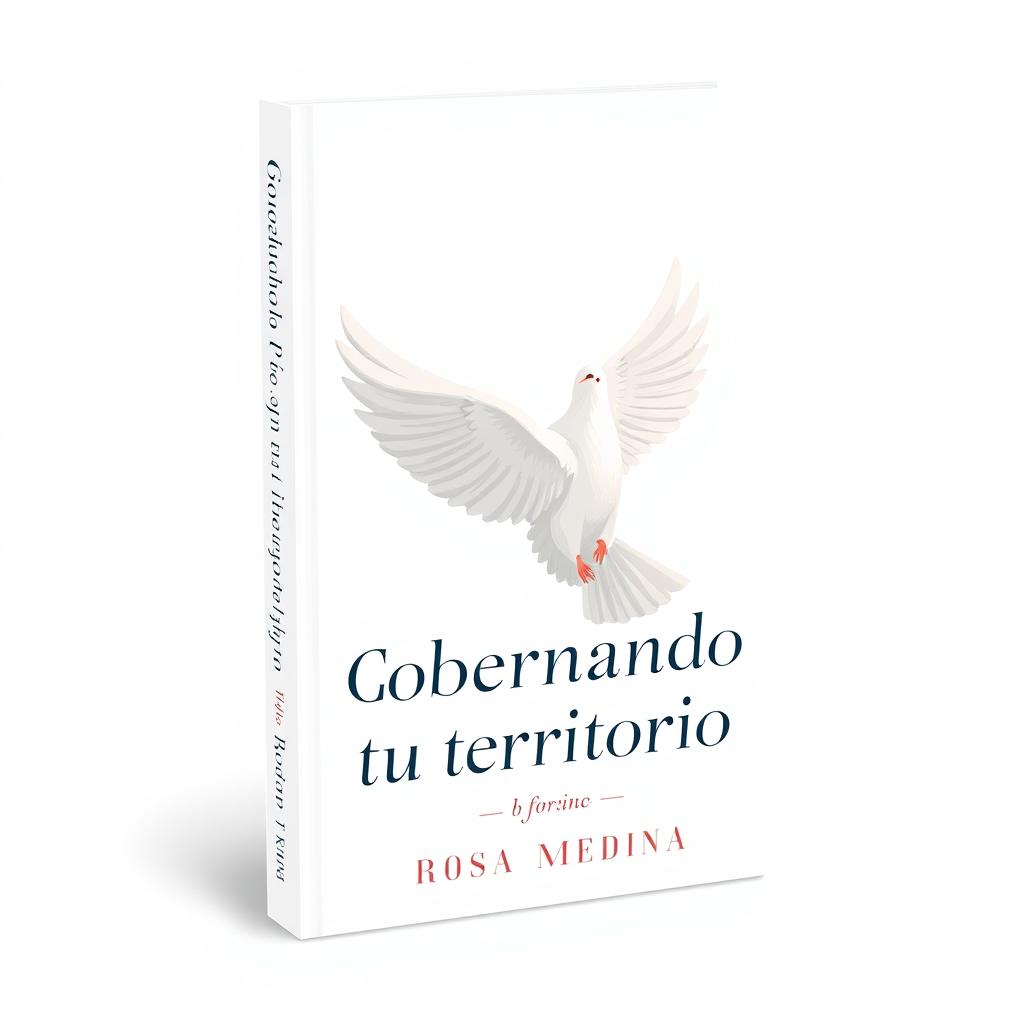 illustration of a book cover for "Gobernando tu territorio" by Rosa Medina