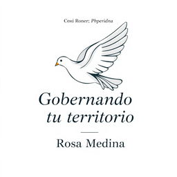 illustration of a book cover for "Gobernando tu territorio" by author Rosa Medina