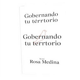 illustration of a book cover for "Gobernando tu territorio" by Rosa Medina
