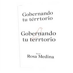 illustration of a book cover for "Gobernando tu territorio" by Rosa Medina