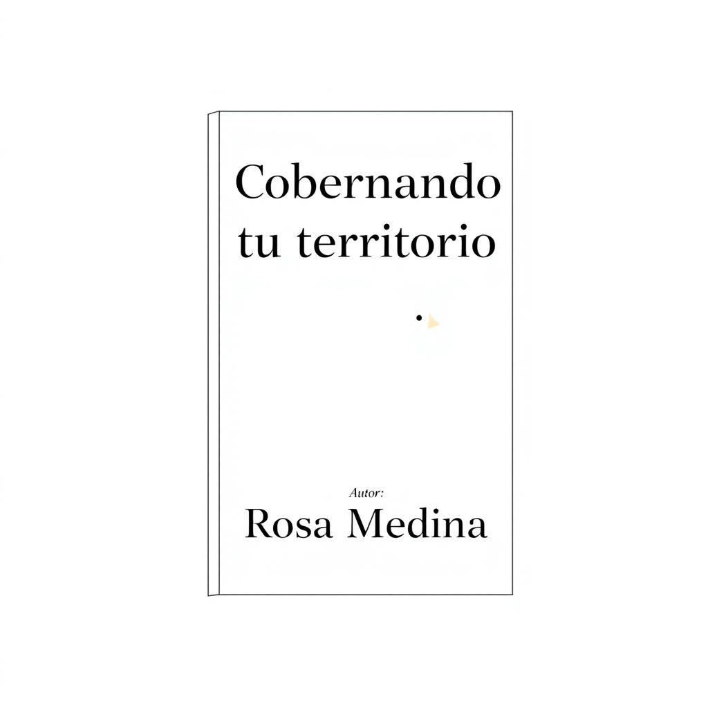 illustration of a book cover for "Gobernando tu territorio" by Rosa Medina