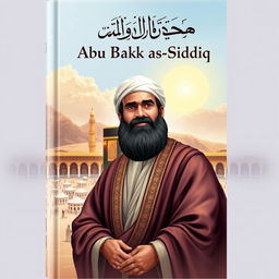 Cover design for 'The Life Story of Abu Bakr as-Siddiq', featuring Abu Bakr, the first caliph, celebrated for his honesty, kindness, and intelligence