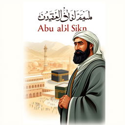 Cover design for 'The Life Story of Abu Bakr as-Siddiq', illustrating Abu Bakr, the renowned first caliph celebrated for his honesty, kindness, and intelligence