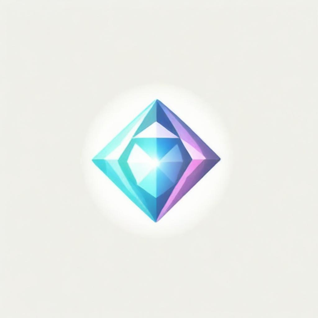 Create a logo featuring diamond paintings for an Instagram page. The logo should feel artistic and dynamic, embodying the sparkle of the diamonds.