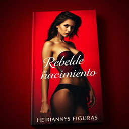 A captivating book cover featuring a sensual and attractive woman, exuding a rebel spirit