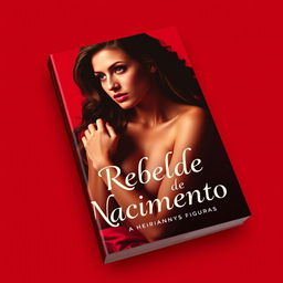 A visually striking book cover featuring an alluring and sensual woman, set against a vibrant red background