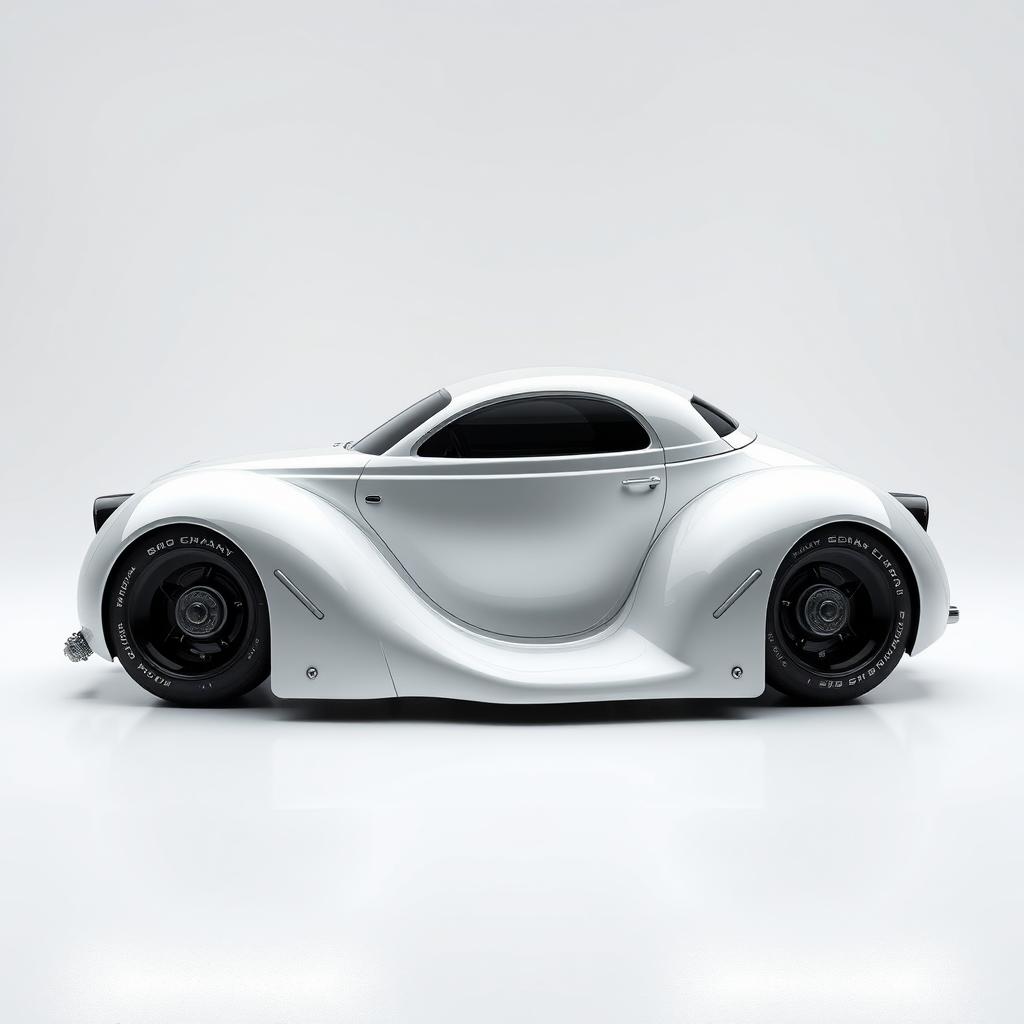 A futuristic supercar designed by Khyzyl Saleem, featuring a 1939 Chevy Coupe transformed with a widebody kit