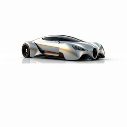 A futuristic supercar seamlessly blending the characteristics of a 1939 Chevy Coupe and a 2025 Mercedes concept car, artistically designed by Khyzyl Saleem