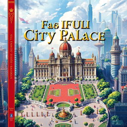 A captivating book cover design inspired by the concept of "Șeful city palace