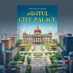 A captivating book cover design inspired by the concept of "Șeful city palace