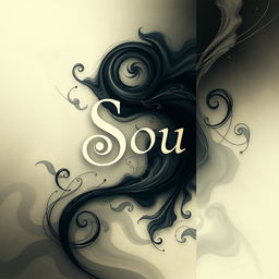 Book cover design for "Sou": an enigmatic and captivating theme that draws inspiration from mystery and cultural depth