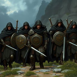 A group of elite human warriors, the Path Watchers, patrolling the lands under the sect's control