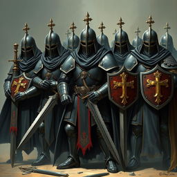 The Enlightened of Judgement are a group of fanatical knights, exclusively trained to massacre non-human creatures