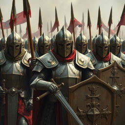 The Templars of Righteousness, warriors not believers in Tyr, but seeking human supremacy