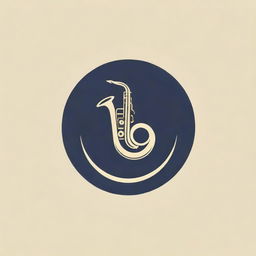 Design a sophisticated and stylish logo for a jazz group named 'Chilakil Brass'. The logo should reflect elements of jazz music and incorporate brass instruments into the design.