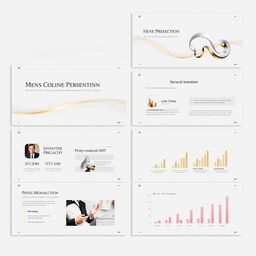 Design a presentation with a sleek, elegant, and high-end aesthetic aimed at impressing and persuading investors