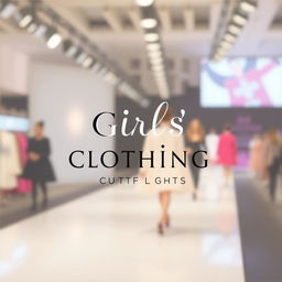 An elegant and contemporary clothing logo designed for a girl's clothing line