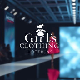 An elegant and contemporary clothing logo designed for a girl's clothing line