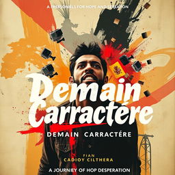 An expressionist poster for the documentary 'Demain Caractère'