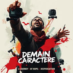 An expressionist poster for the documentary 'Demain Caractère'