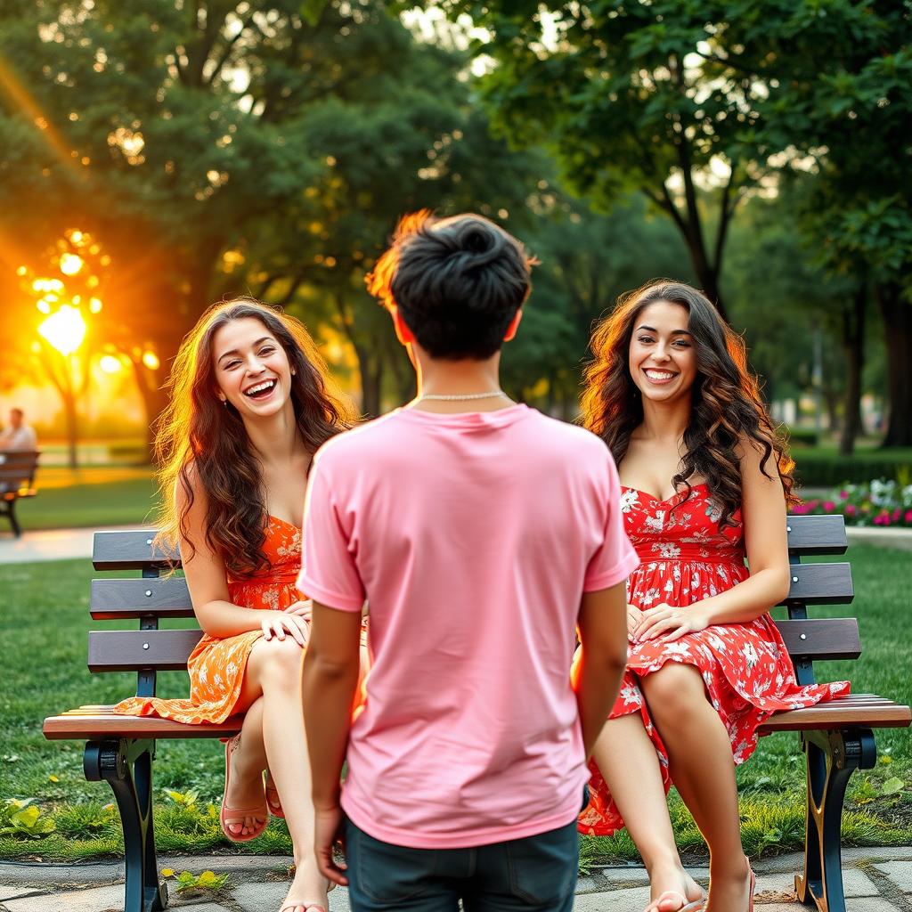 Two identical twin sisters both fall in love with the same guy