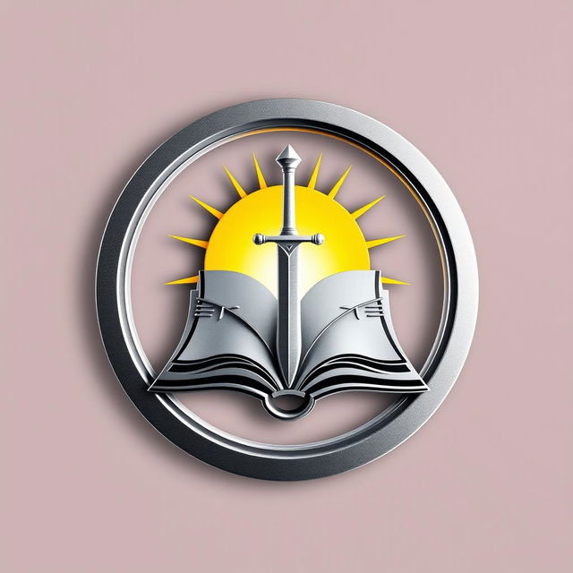 A silver-colored logo of 'Veritas Venatores', encased in a circle