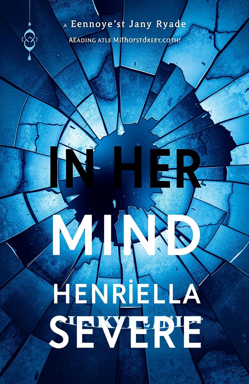 A stunning book cover for the novel "In Her Mind" by Henriella Severe