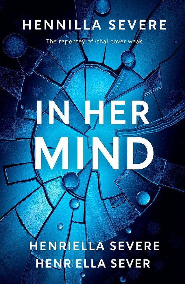 A stunning book cover for the novel "In Her Mind" by Henriella Severe