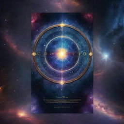 Design a banner featuring a beautiful centered 'COSMOFACTOR' inscription, with a realistic cosmic, enigmatic, and mystical theme.