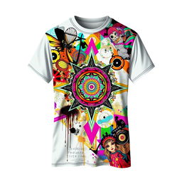 A beautifully designed t-shirt with an intricate and eye-catching graphic