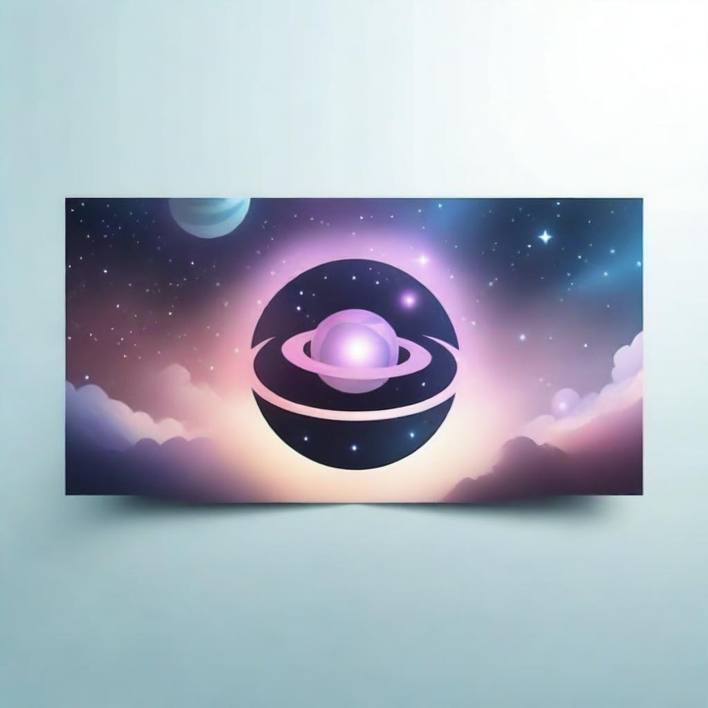 Create a banner design with the word 'COSMOFACTOR' prominently in the centre, enveloped by a cosmic, mysterious, and mystical theme, rendered realistically.