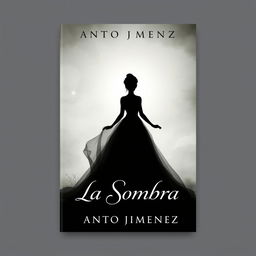 book cover design for a novel titled "La Sombra" by Anto Jimenez