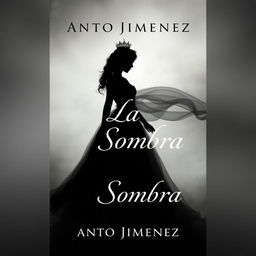 book cover design for a novel titled "La Sombra" by Anto Jimenez